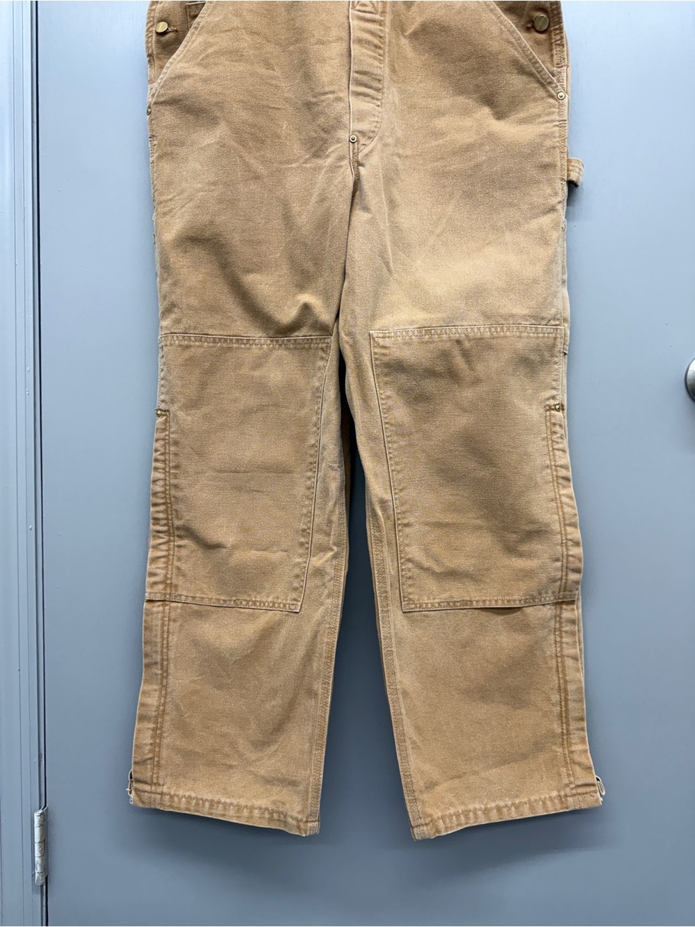 Carhartt Brown Duck Canvas Overalls - Picture 13 of 16
